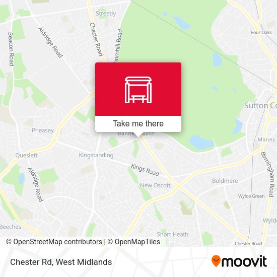 Chester Rd map