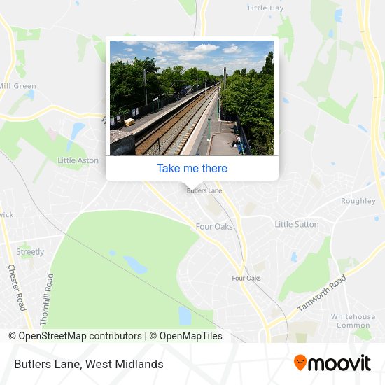 Butlers Lane map