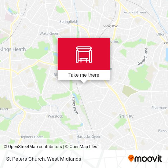 St Peters Church map