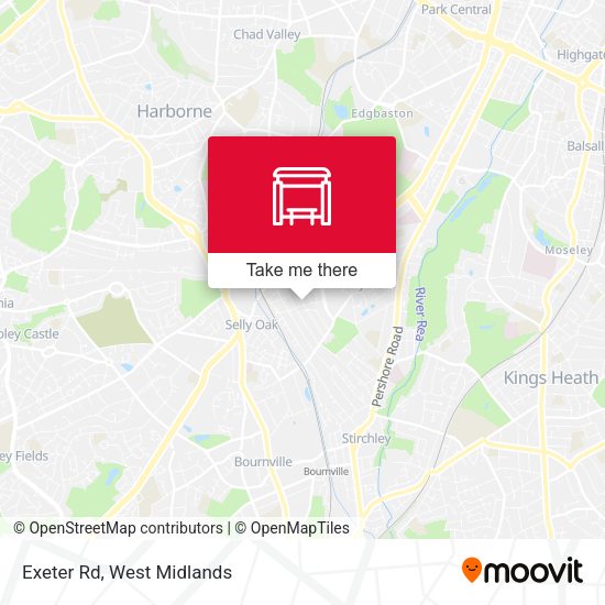 Exeter Rd map