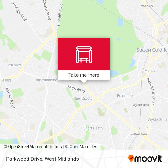 Parkwood Drive map