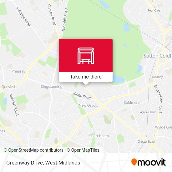 Greenway Drive map