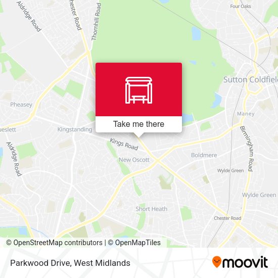 Parkwood Drive map