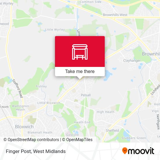 Finger Post map