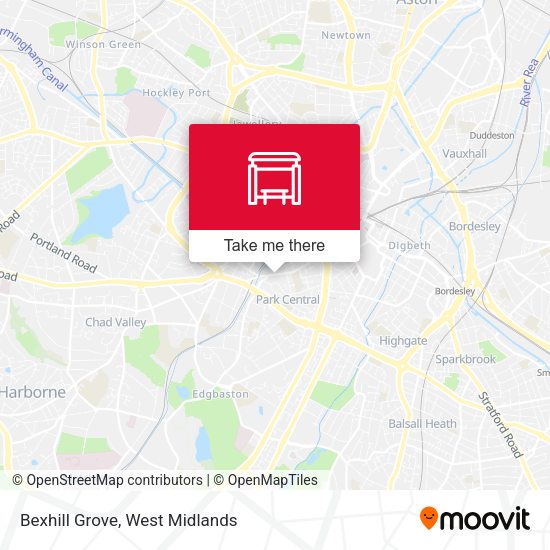 Bexhill Grove map