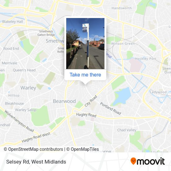 Selsey Rd map