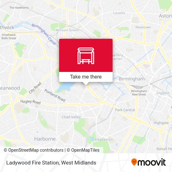 Ladywood Fire Station map