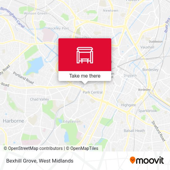 Bexhill Grove map