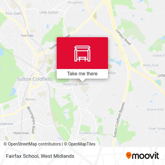 Fairfax School map