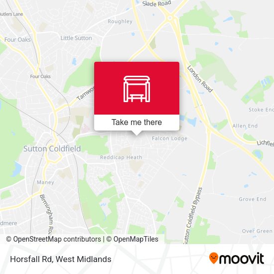 Horsfall Rd map
