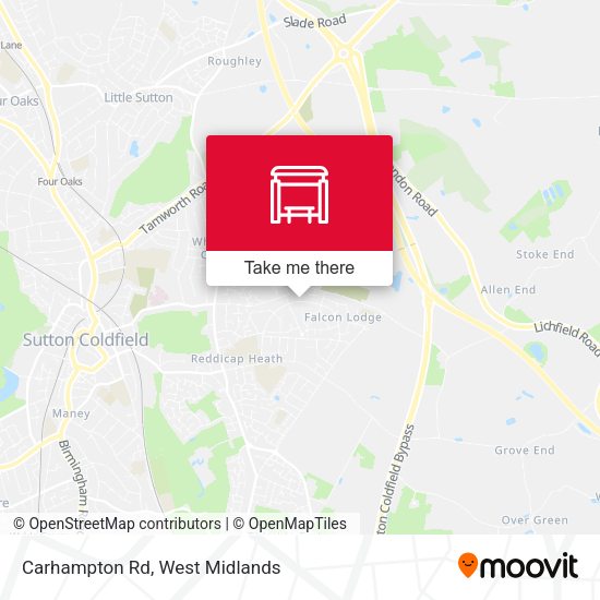 Carhampton Rd map