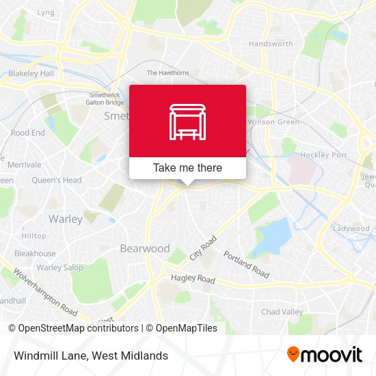 Windmill Lane map