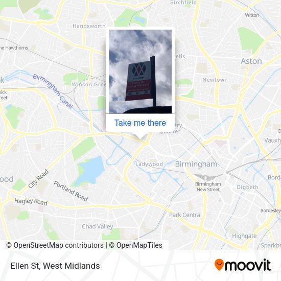 Ellen St map