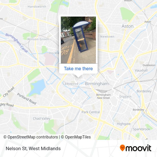 Nelson St map