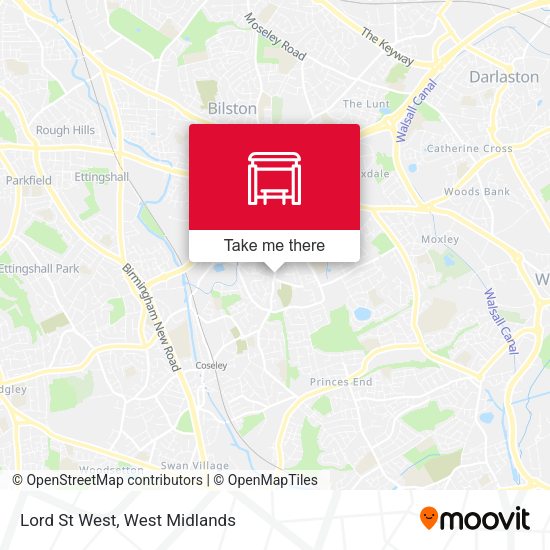 Lord St West map