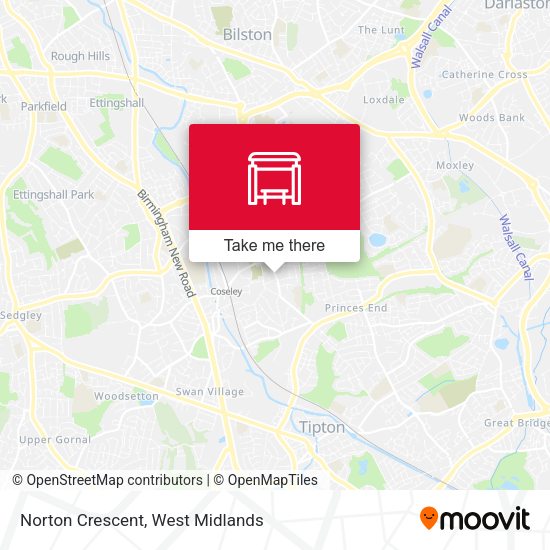Norton Crescent map