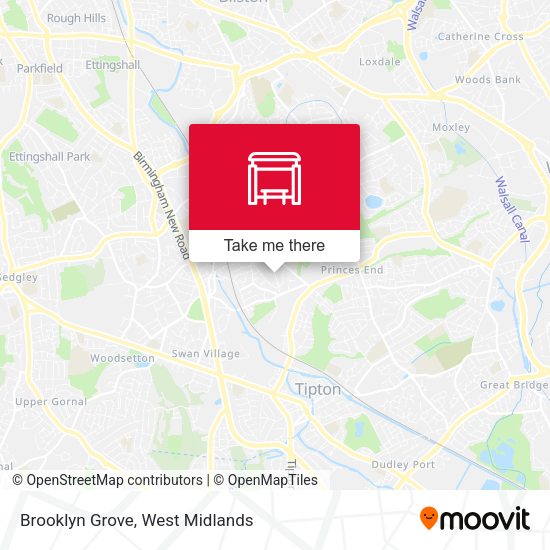 Brooklyn Grove map