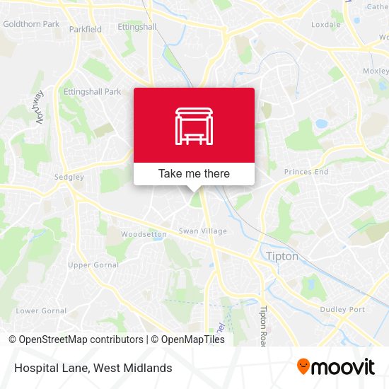 Hospital Lane map