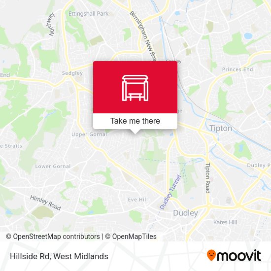Hillside Rd map