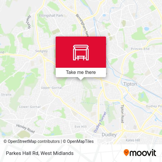 Parkes Hall Rd map