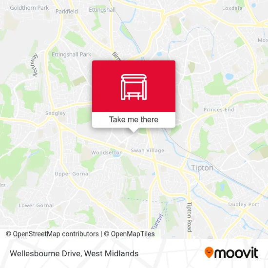 Wellesbourne Drive map