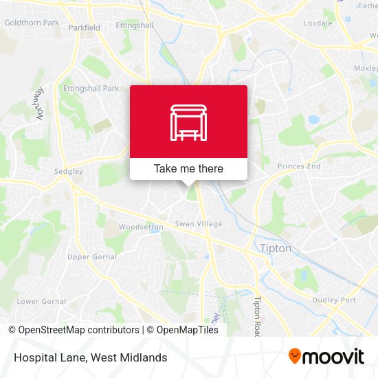 Hospital Lane map