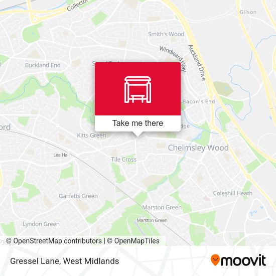 Gressel Lane map