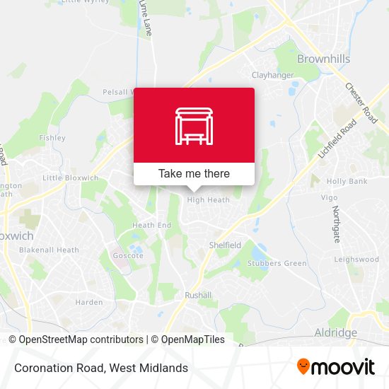 Coronation Road map