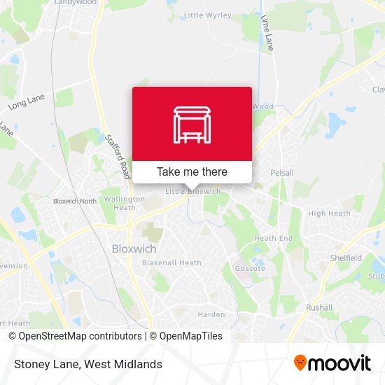 Stoney Lane map
