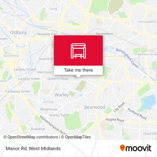 Manor Rd map