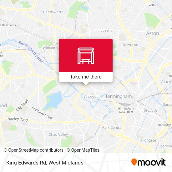 King Edwards Rd map
