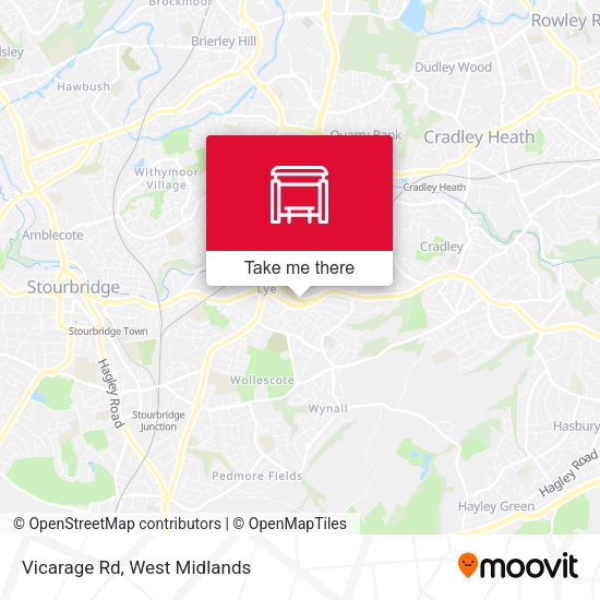 Vicarage Rd map