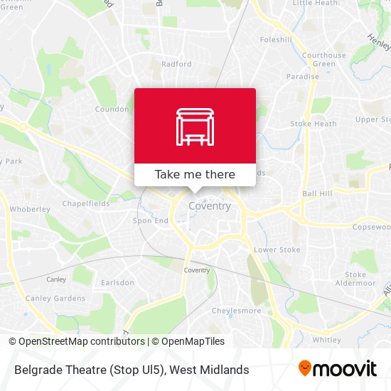 Belgrade Theatre (Stop Ul5) map