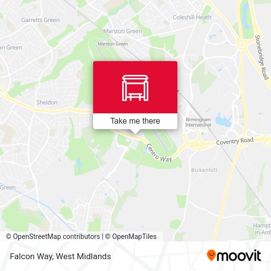 Falcon Way map
