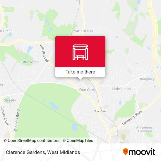 Clarence Gardens map