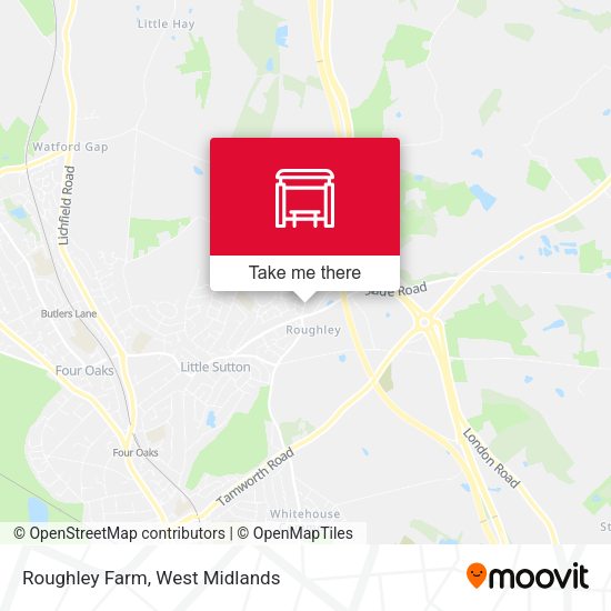 Roughley Farm map