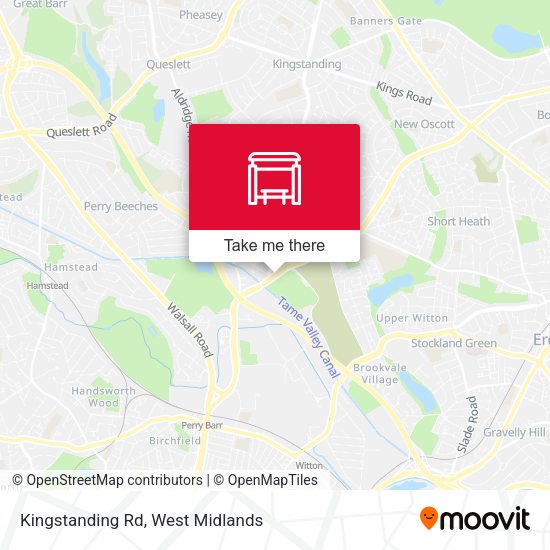 Kingstanding Rd map
