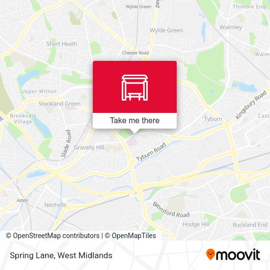 Spring Lane map