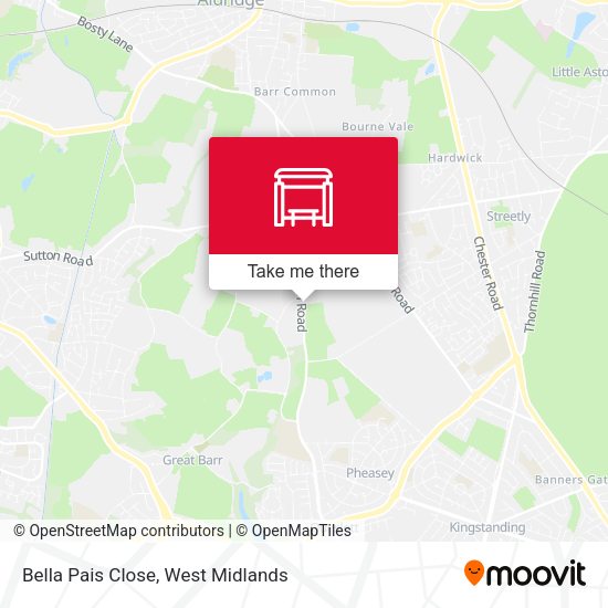 Bella Pais Close map