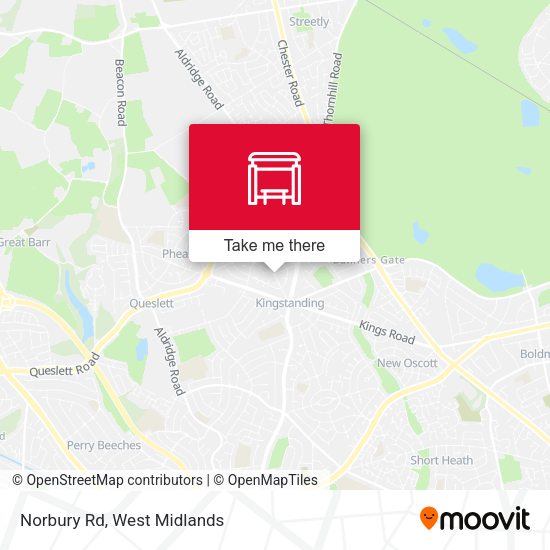 Norbury Rd map