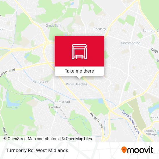 Turnberry Rd map