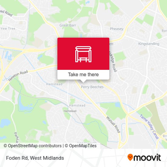 Foden Rd map