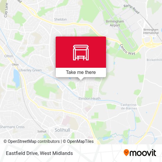 Eastfield Drive map
