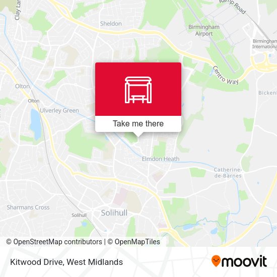 Kitwood Drive map