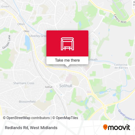 Redlands Rd map