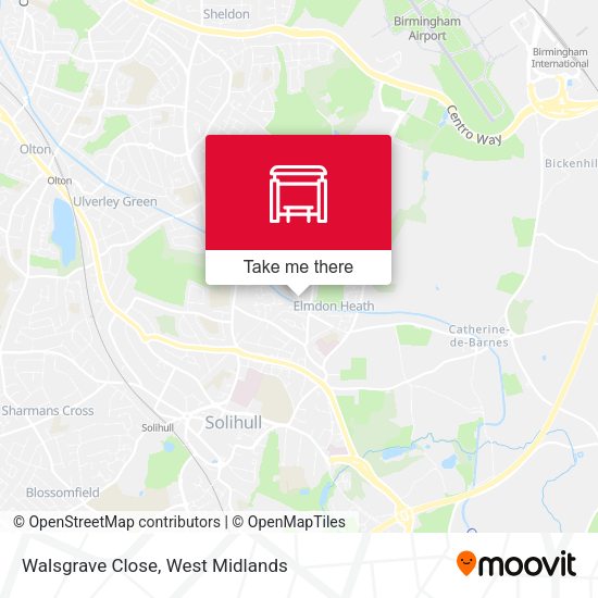 Walsgrave Close map