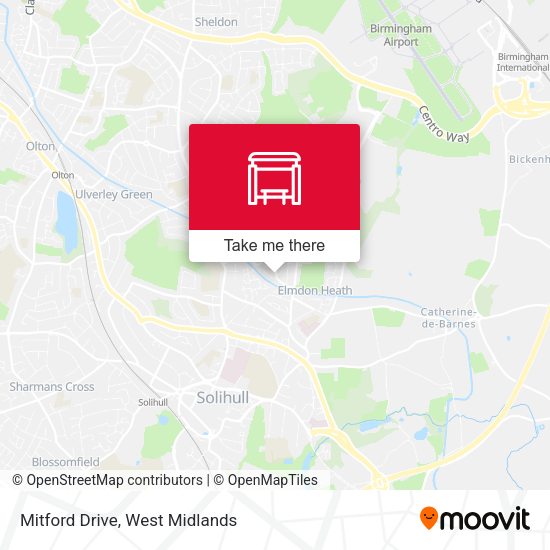 Mitford Drive map