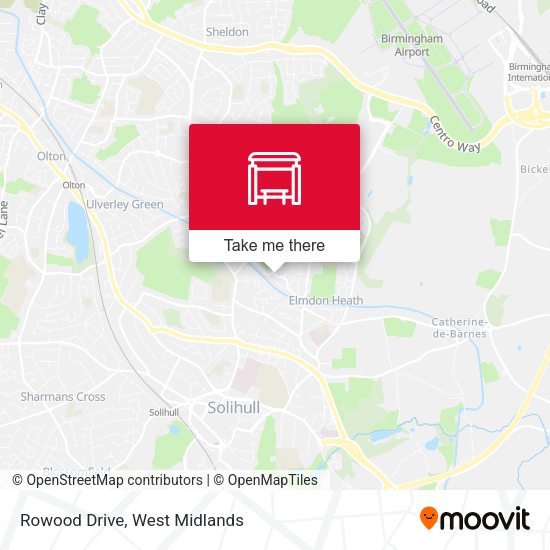 Rowood Drive map