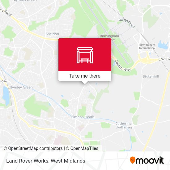 Land Rover Works map