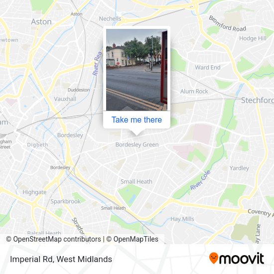 Imperial Rd map